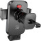 Автодержатель для смартфона HOCO H78 Vista Push-Type Car Holder Air Outlet Black Metal Gray