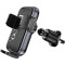 Автодержатель для смартфона HOCO H78 Vista Push-Type Car Holder Air Outlet Black Metal Gray