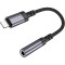 Адаптер BOROFONE BV24 Graceful Digital Audio Adapter Cable Lightning - AUX Gray
