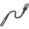 Адаптер BOROFONE BV24 Graceful Digital Audio Adapter Cable Lightning - AUX Gray