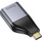 Мережевий адаптер HOCO UA35 Portable OTG Ethernet Adapter Metal Gray