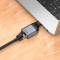 Мережевий адаптер HOCO UA35 Portable OTG Ethernet Adapter Metal Gray