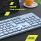 Клавіатура бездротова CANYON HKB-W01 Blue (CNS-HKBW01BL)