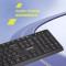 Клавіатура бездротова CANYON KB-W01 Black (CNE-CKEYW01)