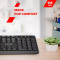 Клавіатура бездротова CANYON KB-W01 Black (CNE-CKEYW01)