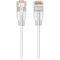 Патч-корд UBIQUITI Etherlighting U/UTP Cat.6 CU 0.3м White (UACC-CABLE-PATCH-EL-0.3M-W)