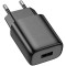 Зарядний пристрій HOCO C134A Solid 1xUSB-A, 12W Black (6942007621298)