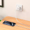 Зарядний пристрій HOCO C148A Charm 1xUSB-C, PD30W, QC3.0 White (6942007630306)