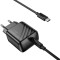 Зарядное устройство HOCO CS24A Puerto 1xUSB-C, PD25W Black w/Type-C cable (6942007639774)
