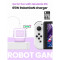 Зарядний пристрій UGREEN CD361 Nexode RG 65W 2xUSB-C, 1xUSB-A, Robot GaN Fast Charger Purple (35291)