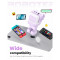Зарядний пристрій UGREEN CD361 Nexode RG 65W 2xUSB-C, 1xUSB-A, Robot GaN Fast Charger Purple (35291)