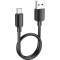 Кабель HOCO X96 Hyper USB-A to Type-C 27W 0.25м Black