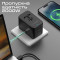 Універсальний зарядний пристрій PROMATE TripMate-GaN100 4xUSB-C, 1xUSB-A Black