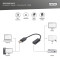 Адаптер DIGITUS DisplayPort Adapter/Converter DisplayPort - HDMI Black (DB-340400-001-S)