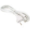 Кабель живлення VOLTRONIC CEE7/16-C7 1.5м White (PC-184CEE7/16-C7-CCA-1,5 WHITE)