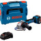 Акумуляторна кутова шліфувальна машина BOSCH GWS 18V-11S Professional + АКБ 5Ah, ЗП, кейс (0.601.9N4.003)