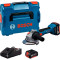 Акумуляторна кутова шліфувальна машина BOSCH GWS 18V-8 Professional + 2 АКБ 5Ah, ЗП, кейс (0.601.9N9.003)