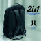 Сумка-рюкзак на колёсах PROMATE CramPack-TR Black