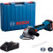 Акумуляторна кутова шліфувальна машина BOSCH GWS 18V-8 Professional + АКБ 4Ah, ЗП, кейс (0.601.9N9.021)