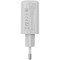 Зарядное устройство CANYON OnCharge 250 1xUSB-A, 1xUSB-C, 25W White (CNE-CHA250-21)