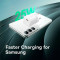 Зарядний пристрій BASEUS GaN5 Fast Charger Mini 1C 25W Moon White w/Type-C cable (P10110909213-01)