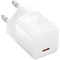 Зарядное устройство BASEUS GaN5 Fast Charger Mini 1C 30W Moon White w/Type-C cable (P10110902213-00)
