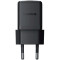 Зарядний пристрій BASEUS Palm Fast Charger 1C 20W EU Cluster Black w/Type-C cable (P10111602113-01)