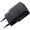 Зарядний пристрій BASEUS Palm Fast Charger 1C 20W EU Cluster Black w/Type-C cable (P10111602113-01)