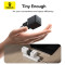 Зарядний пристрій BASEUS Palm Fast Charger 1C 20W EU Cluster Black w/Type-C cable (P10111602113-01)