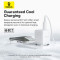 Зарядний пристрій BASEUS Palm Fast Charger 1C 20W EU Moon White w/Type-C cable (P10111602213-01)