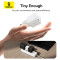 Зарядний пристрій BASEUS Palm Fast Charger 1C 20W EU Moon White w/Type-C cable (P10111602213-01)