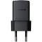 Зарядний пристрій BASEUS Palm Fast Charger 1C 30W EU Cluster Black w/Type-C cable (P10111605113-01)