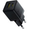 Зарядний пристрій BASEUS Palm Fast Charger C+U 20W EU Black (P10111608113-00)