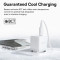 Зарядний пристрій BASEUS Palm Fast Charger C+U 20W EU Moon White (P10111608213-00)