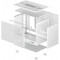Корпус DEEPCOOL CH160 Mesh White (R-CH160-WHNMI0-G-1)