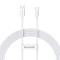 Кабель BASEUS Superior Series Fast Charging Data Cable USB to Type-C 100W 2м White (P10320102214-03)