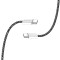 Кабель COLORWAY Fabric Braided Type-C to Type-C 3A 2м Black (CW-CBPDCC068-BK)
