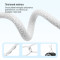 Кабель COLORWAY Fabric Braided Type-C to Type-C 3A 2м Gray (CW-CBPDCC068-GR)