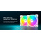 Вентилятор PCCOOLER EF120 ARGB White (F3-L120WHAM1-GL)
