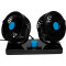 Автомобільний вентилятор VOLTRONIC F30 Dual-Headed 360° Rotating Car Fan with Low Noise & Adjustable Airflow