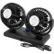 Автомобільний вентилятор VOLTRONIC F30 Dual-Headed 360° Rotating Car Fan with Low Noise & Adjustable Airflow