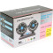 Автомобільний вентилятор VOLTRONIC F30 Dual-Headed 360° Rotating Car Fan with Low Noise & Adjustable Airflow