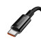 Кабель BASEUS Superior Series Fast Charging Data Cable USB to Type-C 100W 1м Black (P10320102114-00)