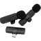 Бездротовий петличний мікрофон BOYA BY-MW3 Wireless Microphone 2-Pack