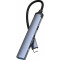 USB-хаб COLORWAY 4-in-1 USB-C to 1xUSB3.0, 3xUSB-C2.0 (CW-HUB07)