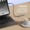 USB-хаб COLORWAY 4-in-1 USB-C to 1xUSB3.0, 3xUSB-C2.0 (CW-HUB07)