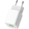 Зарядний пристрій COLORWAY GaN Mini 30W 1xUSB-A, 1xUSB-C Fast Charging White (CW-CHS053PD-WT)