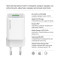 Зарядний пристрій COLORWAY GaN Mini 30W 1xUSB-A, 1xUSB-C Fast Charging White (CW-CHS053PD-WT)