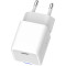 Зарядний пристрій COLORWAY GaN Mini 30W 1xUSB-C Fast Charging White (CW-CHS054PD-WT)