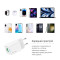 Зарядний пристрій COLORWAY GaN Mini 35W 1xUSB-A, 1xUSB-C Fast Charging White (CW-CHS055PD-WT)